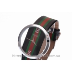 Кварцевые часы Gucci black-red