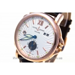 Механические часы Ulysse Nardin dual time gold white 