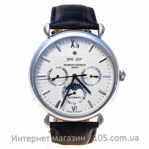 Механические часы Vacheron Constantin silver white