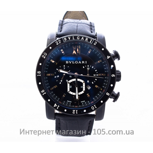 Механические часы Bvlgari black