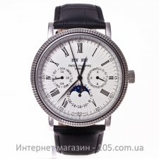 Механические часы Patek Philippe silver white