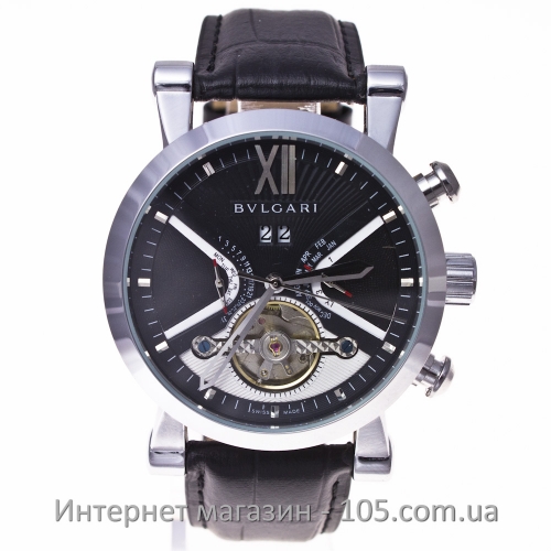 Механические часы Bvlgari black