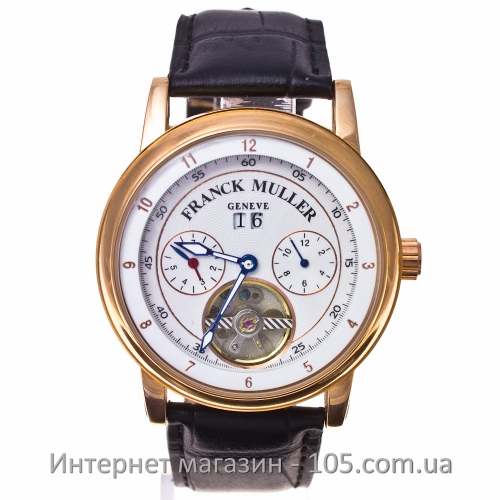 Механические часы Franck Muller gold white