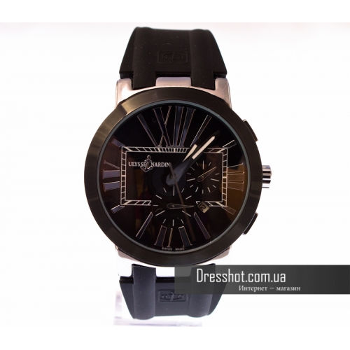 Механические часы Ulysse Nardin silver-black