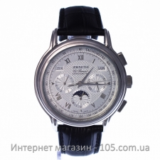 Механические часы Zenith El Primero silver-white