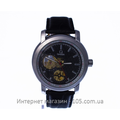 Механические часы Omega silver