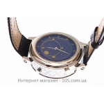 Механические часы Patek Philippe sky moon silver-black