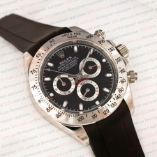 Механические часы Rolex Daytona silver black