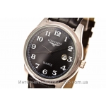 Кварцевые часы Longines black