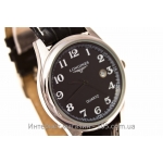 Кварцевые часы Longines black