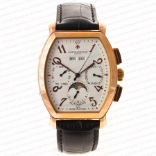 Механические часы Vacheron Constantin geneve automatic gold white