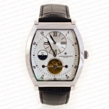 Механические часы Vacheron Constantin geneve tourbillon silver white