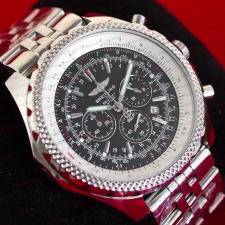 Часы Breitling Bentley silver black