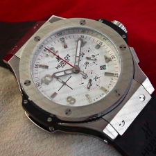 Часы Hublot Big Bang Tuiga 1909 Chronograph silver white