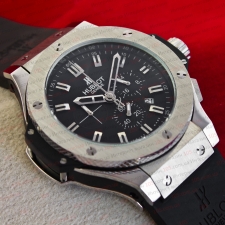 Часы Hublot Big Bang Tuiga 1909 Chronograph silver black