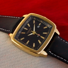 Кварцевые часы Tissot 1853 gold black